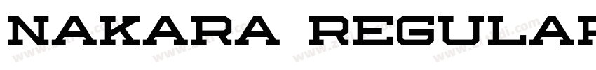 Nakara Regular字体转换